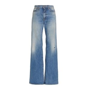 NWT R13 Jane Distressed Jeans Irving Blue 27